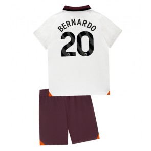 Manchester City Bernardo Silva #20 Gostujuci Dres za Dječji 2023-24 Kratak Rukavima (+ kratke hlače)